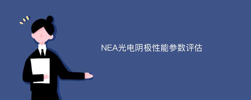 NEA光电阴极性能参数评估